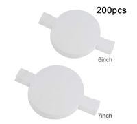 Wodsty 200PCS Air Fryer Paper Liners, 6 Inch and 7 Inch Non-Stick Baking Parchment Sheets, Heat Resistant & Grease Proof for Oven, Microwave, and Steamer