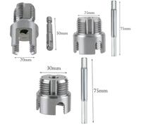 Wodsty 20mm 25mm 30mm PPR Water Pipe Threader Tool, Integrated Die for Internal and External Thread Cutting, Wear- Metal Cutter for Plumbing Projects