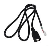 Wodsty 4 Pin USB Extension Cable Adapter for Car Radio