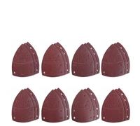 Wodsty 40pcs Sanding Sheets with 11 Holes, 60 to 800 Grit, for Bosch PSM 100A, PSM 80A, for Metabo FMS 200 Intec and Skil Octo Detail Sander