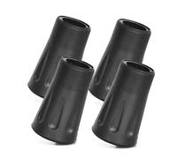 Wodsty 4Pack Reinforced Rubber Tip End Caps For Trekking Poles Hiking Walking Sticks and Canes with 12Mm Inner Diameter and Antiskid Metal Washer