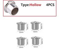 Wodsty 4Pcs Dowel Centre Point Set, 6/8/10/12mm Steel Wood Tenon Marker Pins for Timber Joinery Alignment