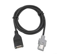Wodsty 4Pin USB Adapter Cable for 307 C4 CD Changer 4Pin USB Adapter | Connects USB drives to car , supports for mp3/WMA files, direct plug-and-play installation for 307
