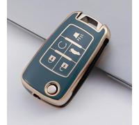 Wodsty 5 Button Key Cover For Chevrolet Buick Gmc For Camaro Cruze Malibu Equinox Impala Remote Fob Case In Tpu Material with AntiDrop Protection
