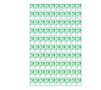Wodsty 50-Pack PVC Parking Permit Hang Tags with Blank Area for DIY Writing, 3x5 Inches Green Plastic Parking Signs for Tenants, Residents, and Visitors