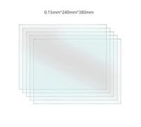 Wodsty 5PCS Large FEP Film 240x380x015mm for 3D Printers, High Transparency Release Film for Anycubic Photon, for Elegoo Jupiter 6K, FlashForge Foto 133 LCD