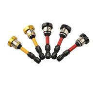 Wodsty 5Pcs Magnetic Plasterboard Positioning Screwdriver Bits, 1/4 Inch Hex Shank, 50mm Cross Bits for Electric and Cordless Drills