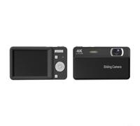 Wodsty 64MP Slider Digital Camera with 16X Zoom, 4K Video Recording, Compact Portable Design for Students and Beginners, White Wodsty Compact 64MP Sliding Digital Camera, 16X Digital Zoom, 2.(Black)