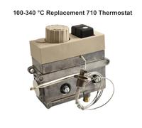 Wodsty 710 Gas Thermostat Control Valve for Commercial Fryer, Wok, Steamer, and Oven, 120-200 Degrees Celsius Temperature Range, 50MPa Inlet Pressure