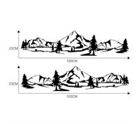 Wodsty 78 Inch Rv Sticker Tree Decal Mountain Scene Vinyl Graphics Kit for Camper Van Motorhome 198Cm forest Car Sticker