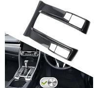 Wodsty ABS Carbon Fiber Style Gear Shift Panel Trim Cover for 2016-2020, Front Console Decorative Sticker, Simple Peel and