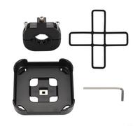 Wodsty Adjustable Bicycle Mount for Marshall WILLEN2/1 Boxes, Weatherproof for Motorcycle Mount Made of ABS, Fits 70-200 mm Handlebar Diameter, Black