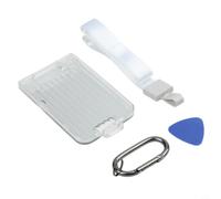Wodsty AI Voice Recorder Case for Plaud Note/Note Pro, PC Protective Case with Magnet and Lanyard, Thin Case Against Impacts and Scratches, Multicoloured (Transparent)