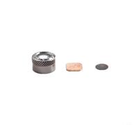 Wodsty Aluminium Alloy Mechanical Brake Knob for Daiwa Tatula 100/150/200/300/400 Baitcasting Reels, Lightweight Design with Enlarged Adjustment for Improved Grip, Black(19 FOR TATULA 100 silver)