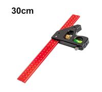 Wodsty Aluminum Alloy Combination Square with Angle Ruler, Level, and Marking Needle for Woodworking, Furniture Building, and DIY Projects, 30/40/60cm