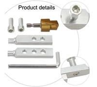 Wodsty Angle Valve Broken Wire Extractor with 6.35mm Hex Drill Bit for 20mm and 25mm Pipes, Metal Construction for Plumbing and DIY Repairs