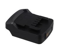 Wodsty Battery Adapter Converter for Metabo 18V Lithium Battery, 18V to 18V Power Tool Battery Charger Adapter, Metal and Plastic Construction, Black