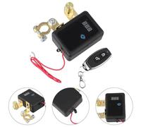 Wodsty Battery Disconnect Switch 12V 260A with Remote Control and LED Digital Display, Automatic Power Cut-Off for Car Battery Protection, Negative Connection Installation