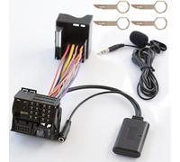 Wodsty Bluetooth Aux-In Audio Cable Harness Adapter For Ford Focus, Fiesta, Fusion, C-Max, Kuga, S-Max, Mondeo, Transit - For 5000Cd, 6000Cd, For So Cd132, C214, C307, Cdx Sf160 Factory Ra