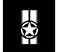 Wodsty Car Hood Racing Stripe Decal Sticker, 45x110 cm, Waterproof and Heat Resistant PVC Graphic for Jeep Wrangler TJ LJ JK, Super Reflective Non-Fading Automotive Exterior Decoration