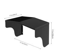 Wodsty Car Protective Roof Cover for WallMounted Charging Stations 11In X 17.3In Aluminum Weather Protection for Rain Wind Shield for Home Public Ev Chargers