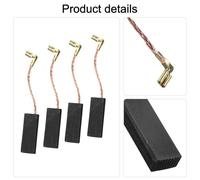 Wodsty Carbon Brush for McCulloch 2200, for Flymo, Woodshark 350/400 D94 Chain Saws, 2-Pack, 6.2 x 11.2 x 29mm