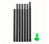 Wodsty Carbon Fiber Canopy Pole Adjustable 47 Section Replacement Rod For Awning and Camping Tarp 1.7M To 2.9M Length Lightweight and Toolfree Setup