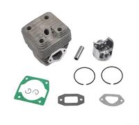 Wodsty Chainsaw Cylinder And For PISTON Set 44/45mm For 52Cc 58Cc Petrol Models, Includes Rings, Pin And Gaskets, Metal Parts For Enhanced Performance(52cc)