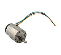 Wodsty DC 12V JGB37-520 Gear Motor with Encoder, Metal Shell Speed Reduction Geared Motor for Automation Projects(60RPM)