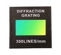 Wodsty Diffraction Grating Transmission Sheet for Spectral Decomposition, 20-2000nm Wavelength Range, 50/100/300/600 Lines, 50x50mm for Optical Teaching Experiment