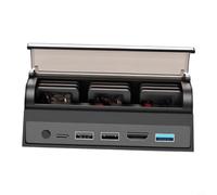 Wodsty Docking Station for Switch 2 for TV Charging Station Hub, 1 Piece | All-in-one charging station, compact 12.5 x 7.2 x 4.5 cm, stable power supply, robust ABS housing, TV mode screen mirroring.