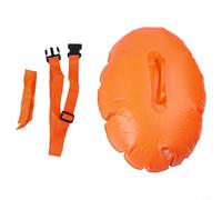 Wodsty Dual Chamber Inflatable Swimming Float, Thickened 25 Mil PVC Life Ring for Adults and Children, Bright Orange Waist Buoyancy Aid for Pool Surfing Sailing
