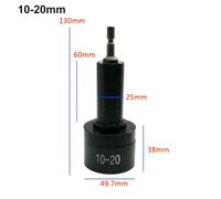 Wodsty Electric Cap Sealing Machine Head for Bottles, 10-50mm Adjustable Handheld Capping Tool with Rubber Pad for Plastic and Glass Bottles