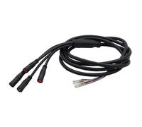 Wodsty Electric Scooter Cable For 1T3 1T4 1T5 Display Controller Instrument Connection Line Replacement Part 1.3 To 1.8 Meter Length Black Pvc Material