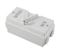 Wodsty Enclosed Motor Disconnect Switch, Waterproof 4-Pole Disconnect Breaker Box with IP65, 20A/35A/63A for Industrial and Agricultural Use