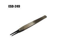 Wodsty ESD Anti-Static Tweezers with Replaceable Carbon Fiber Tips for SMD Soldering and for Precision Electronics, 116-130mm