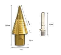 Wodsty Firewood Splitter Bit for Wet and Dry Wood, Quick Change Detachable, for SDS and Square Hex Shank Hammer Drills
