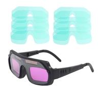 Wodsty for Auto Darkening Welding with Anti-Scratch Lens, Solar Powered, for Welding, Plasma Cutting and Industrial Use