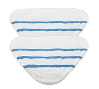 Wodsty For Goodmans 10-in-1 Steam Mop Pads, 2 Pack Microfiber Floor Cleaning Replacement Covers with Scrubbing Strips for Wooden, Tile, Laminate, Marble Surfaces, Reusable and Machine Washable