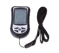 Wodsty Handheld Pocket Altimeter Barometer Compass Thermometer with Weather Forecast For Hiking Camping and Mountaineering Black