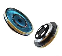 Wodsty HiFi Headphones Replacement Part 300 Ohm Impedance 15.4 mm Driver with Helmholtz Chamber for Deep Bass and Precision in DIY Audio Kit Blue (Blue)