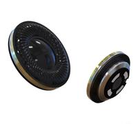 Wodsty HiFi Headphones Replacement Part 300 Ohm Impedance 15.4 mm Driver with Helmholtz Chamber for Deep Bass and Precision in DIY Audio Kit Blue (Black)