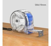 Wodsty High-for Precision Transparent Steel Tape Measure with Shatter-Resistant Case and Zero-Point Correction for DIY and Professional Use