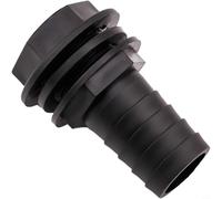Wodsty Ibc Tank Adapter 3/4" For Bsp Male Thread, Water Butt Overflow Connector For Rainwater Collection Systems, Quality Abs Plastic Fitting With Rubber Gasket