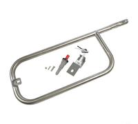 Wodsty Ignition Kit And Burner Tube Replacement For Weber Q100 Q200 Q220 Q1000 Q2000 Gas Grills, 304 Stainless Steel Igniter Button With Catcher, Compatible Part 41862 80462 69956