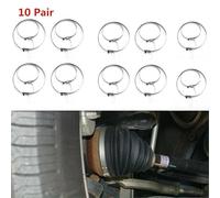 Wodsty Joint Axle Boot Clamp Pliers Kit For Auto and Atv 20Pcs Stainless Steel Cv Boot Clamps with Short and Large Bands Front Rear Left Right Placement