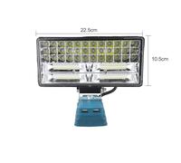 Wodsty LED Work Light for Bosch Li-ion Battery, 8 Inch with 84 LEDs, High and Low Beam Switch, ABS Material, Wireless Portable Torch for Workshop, Outdoor, and Field Use