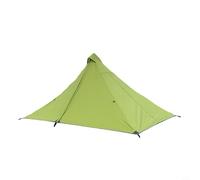 Wodsty Lightweight Poleless Pyramid Camping Tent 270x160cm, Tear-Resistant 210T Material with Aluminum Poles for Backpacking Travel(Light green)