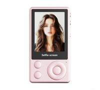 Wodsty Magnetic Selfie Mirror Device for iOS and Android, 800 mAh for Battery, 50 m Transmission, Compact ABS Design for Travel, Black (Pink)