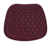 Wodsty Memory Foam Car Seat Cushion, 3D Diamond, Ventilation Design, Non-Slip, Silicone Base, Washable Driver Seat Pad, for All Seasons, Fit, 44x48cm(Lafited Red)